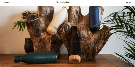 Sustainity est un site e-commerce pour la vente de produits promotionnels.